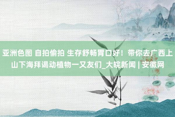 亚洲色图 自拍偷拍 生存舒畅胃口好！带你去广西上山下海拜谒动植物一又友们_大皖新闻 | 安徽网